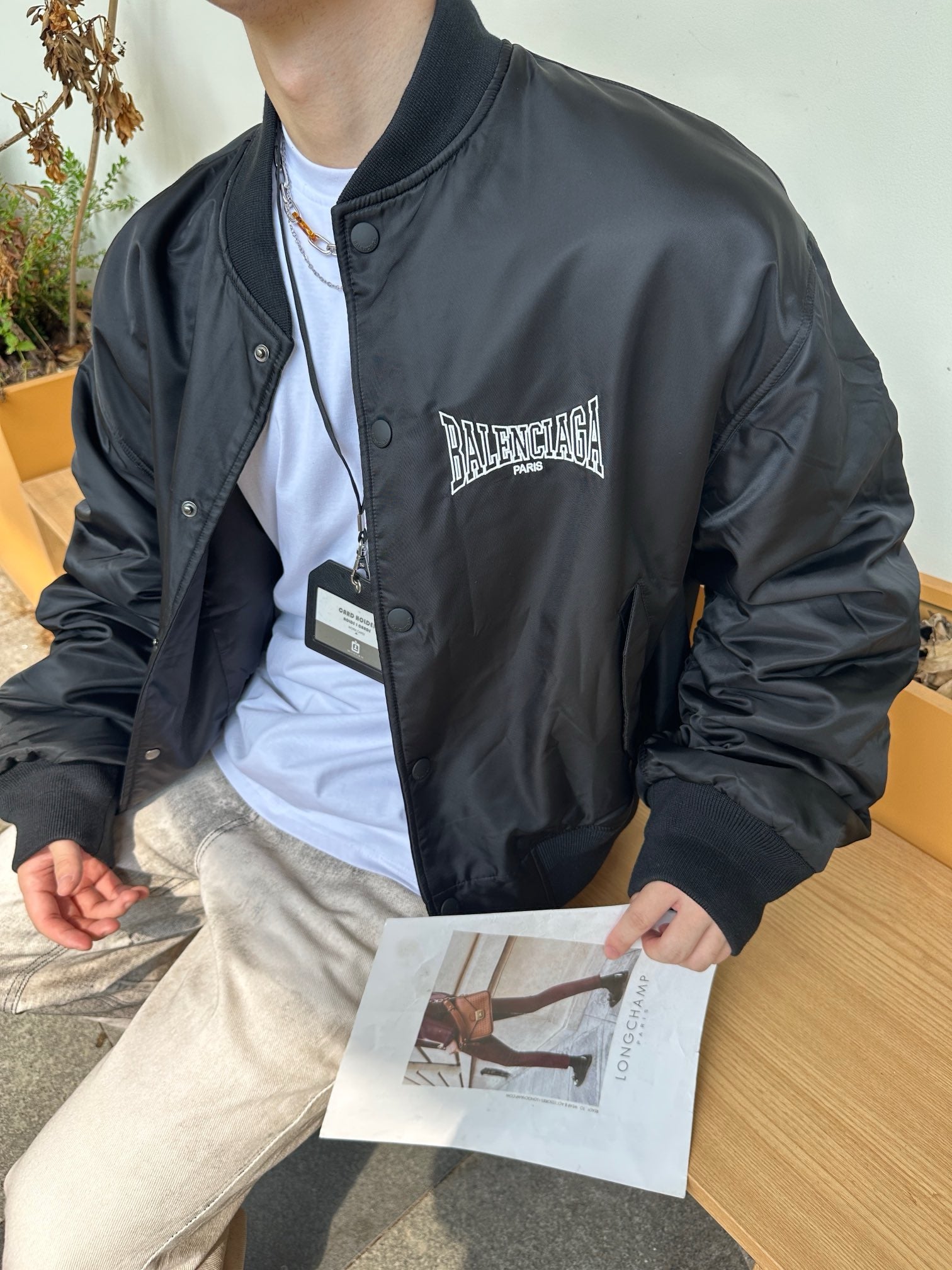 Schwarze Jacke