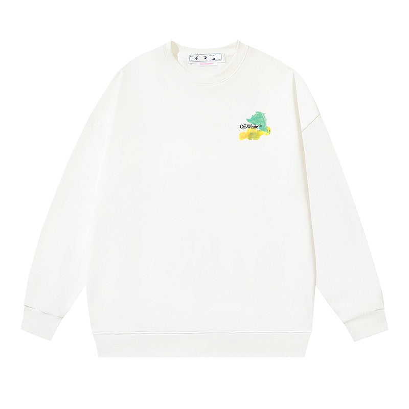 Graues, weißes und schwarzes Sweatshirt