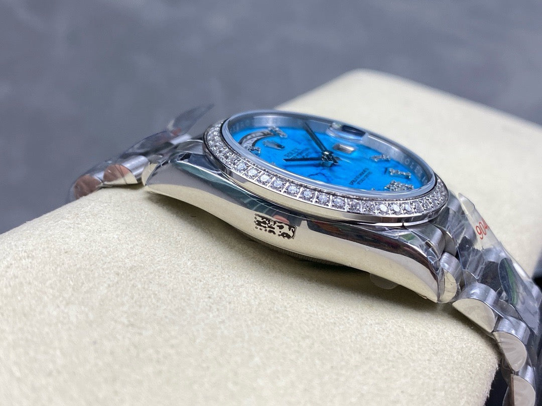 White blue Watch - FashionHype.xyz