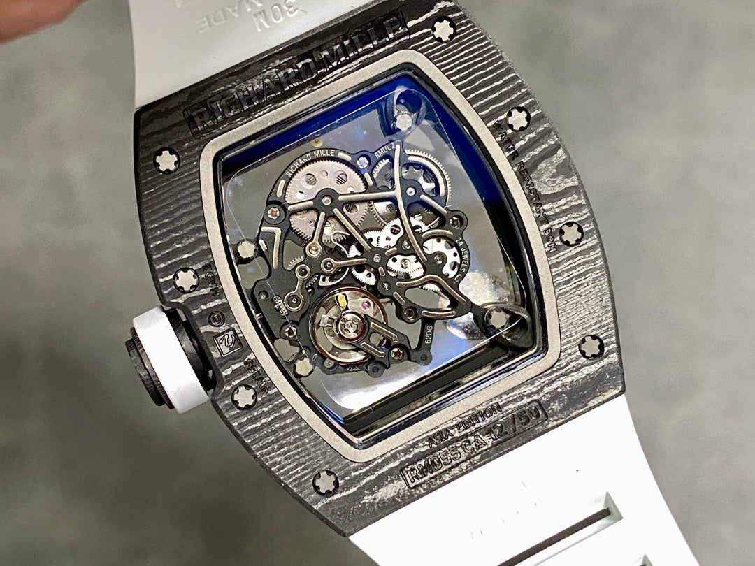 Weiße Uhr