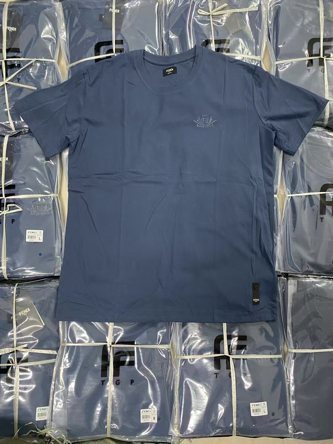 Blue and White T-Shirt