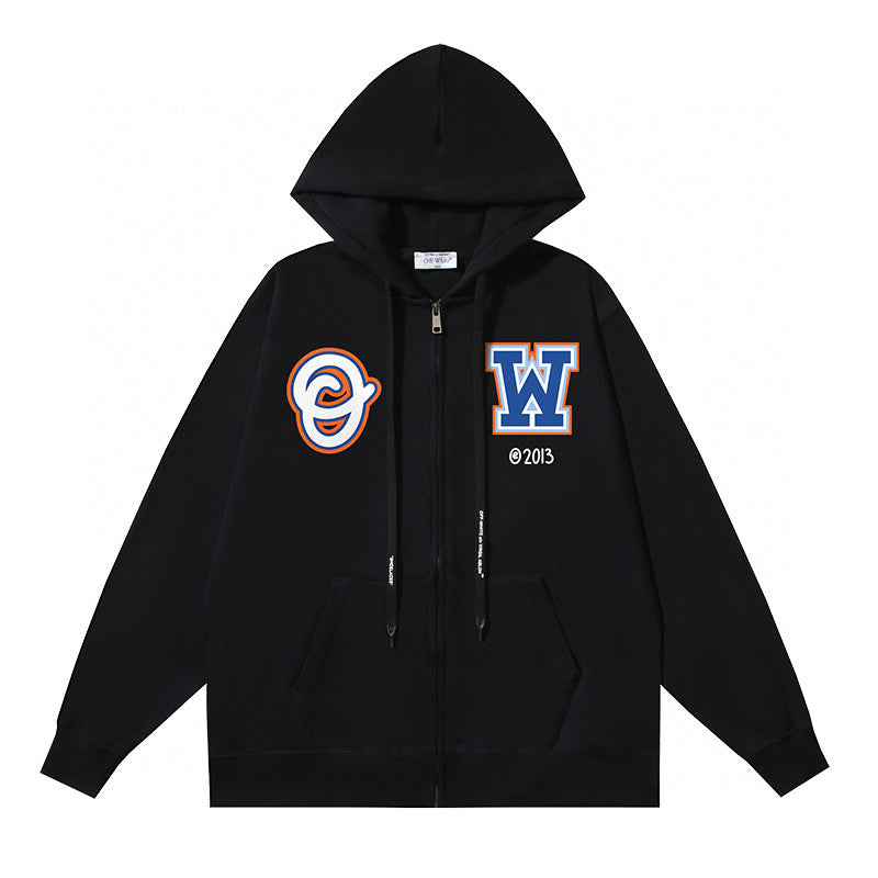 Schwarzer Hoodie