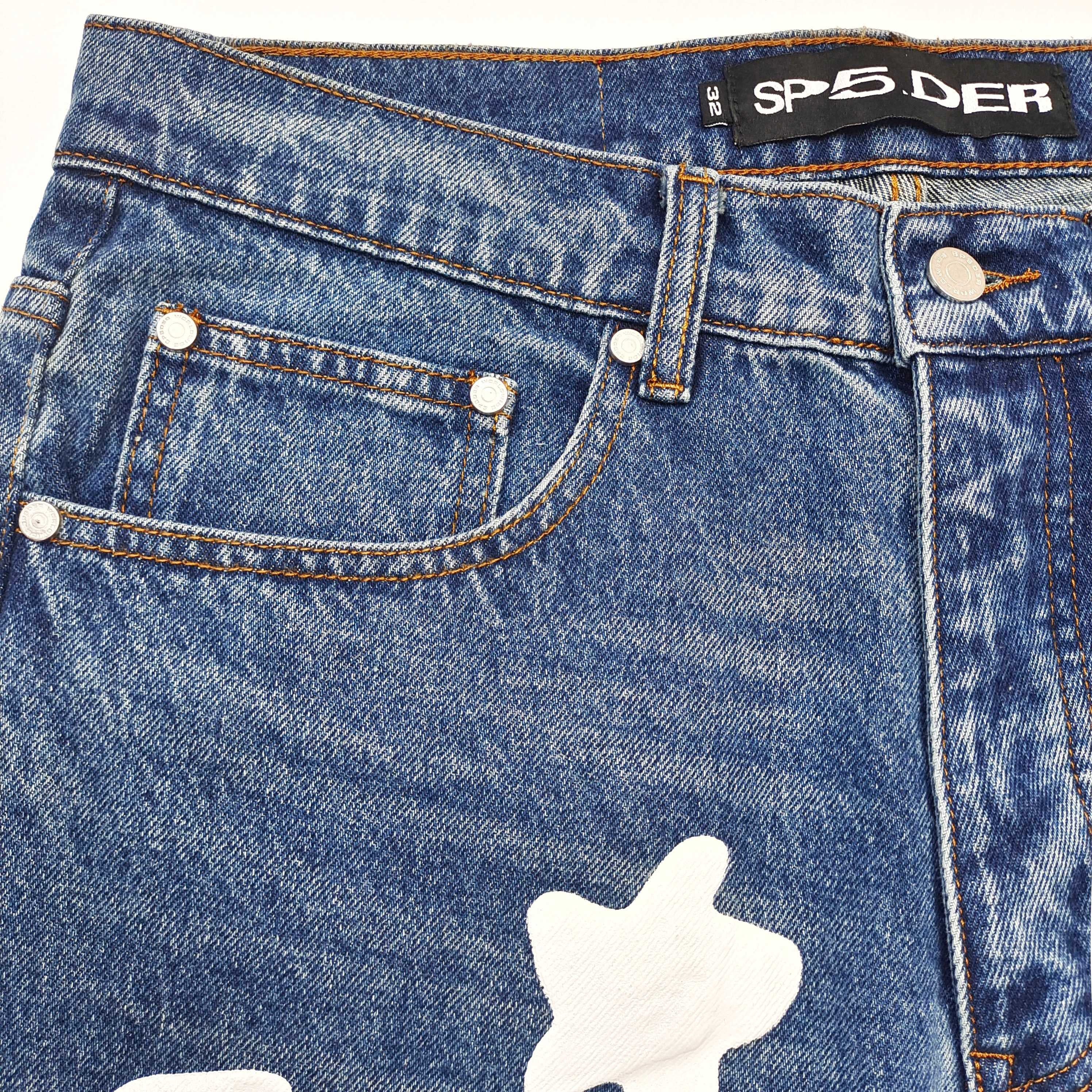 Blaue Hose