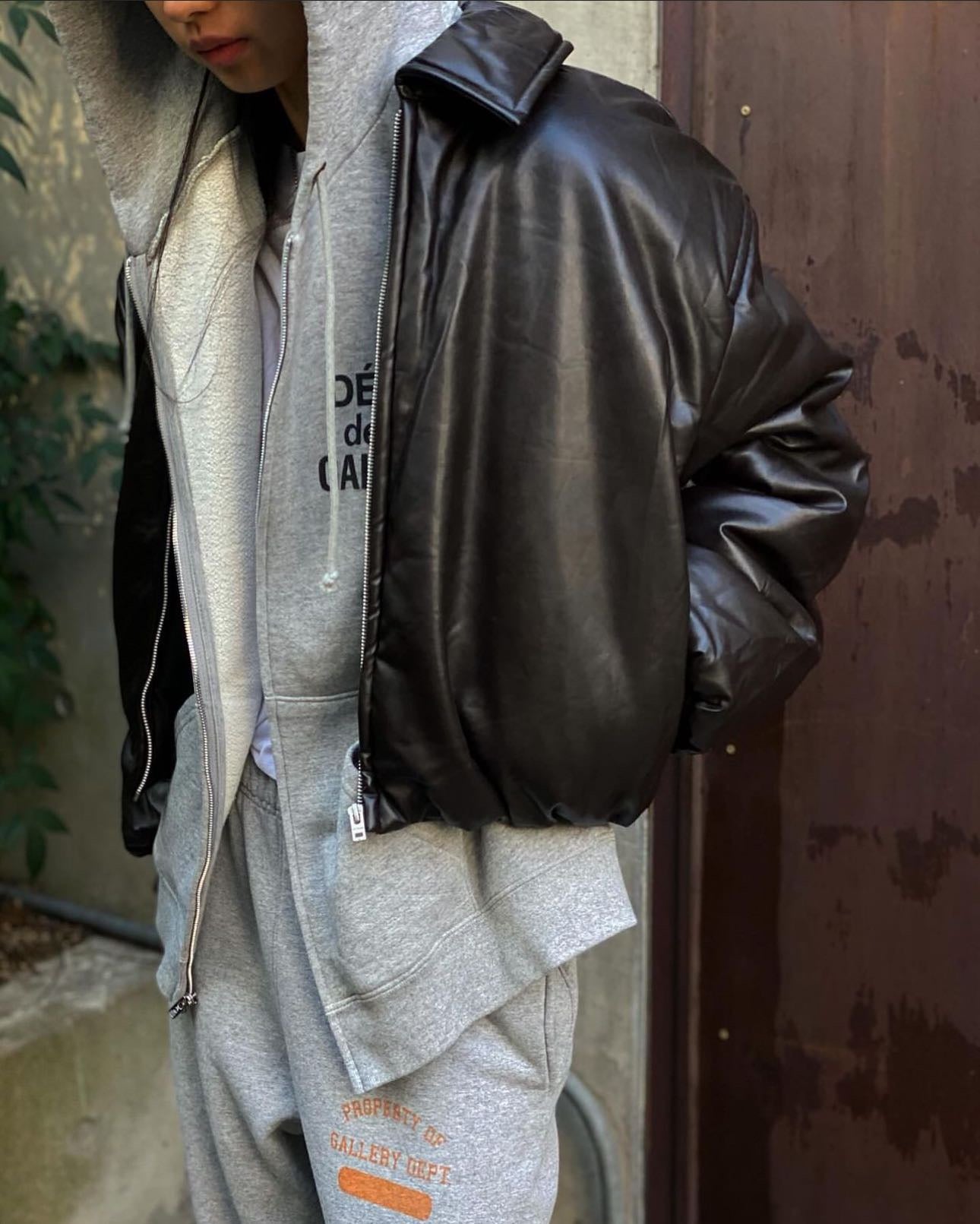 Graue Jacke