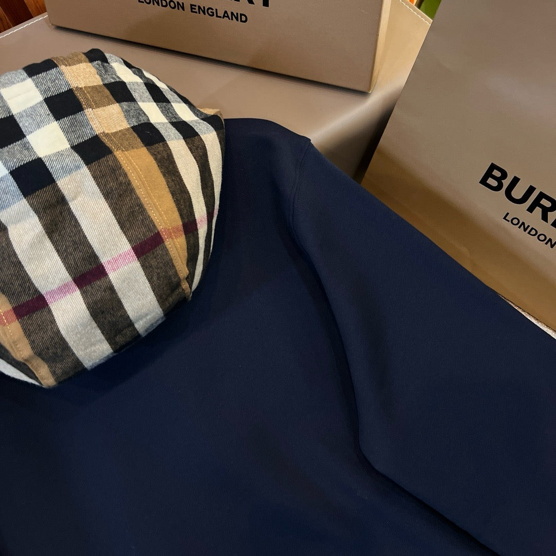 Black, Grey, Blue and Khaki Hoodie - FashionHype.xyz