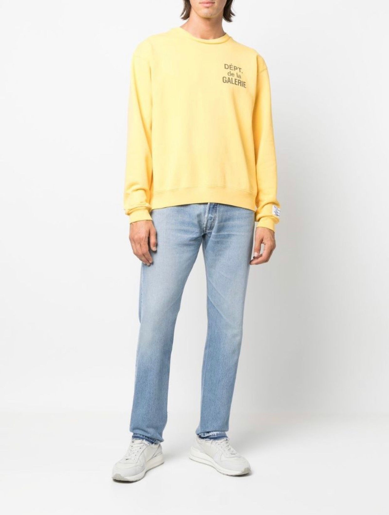 Gelbes Sweatshirt