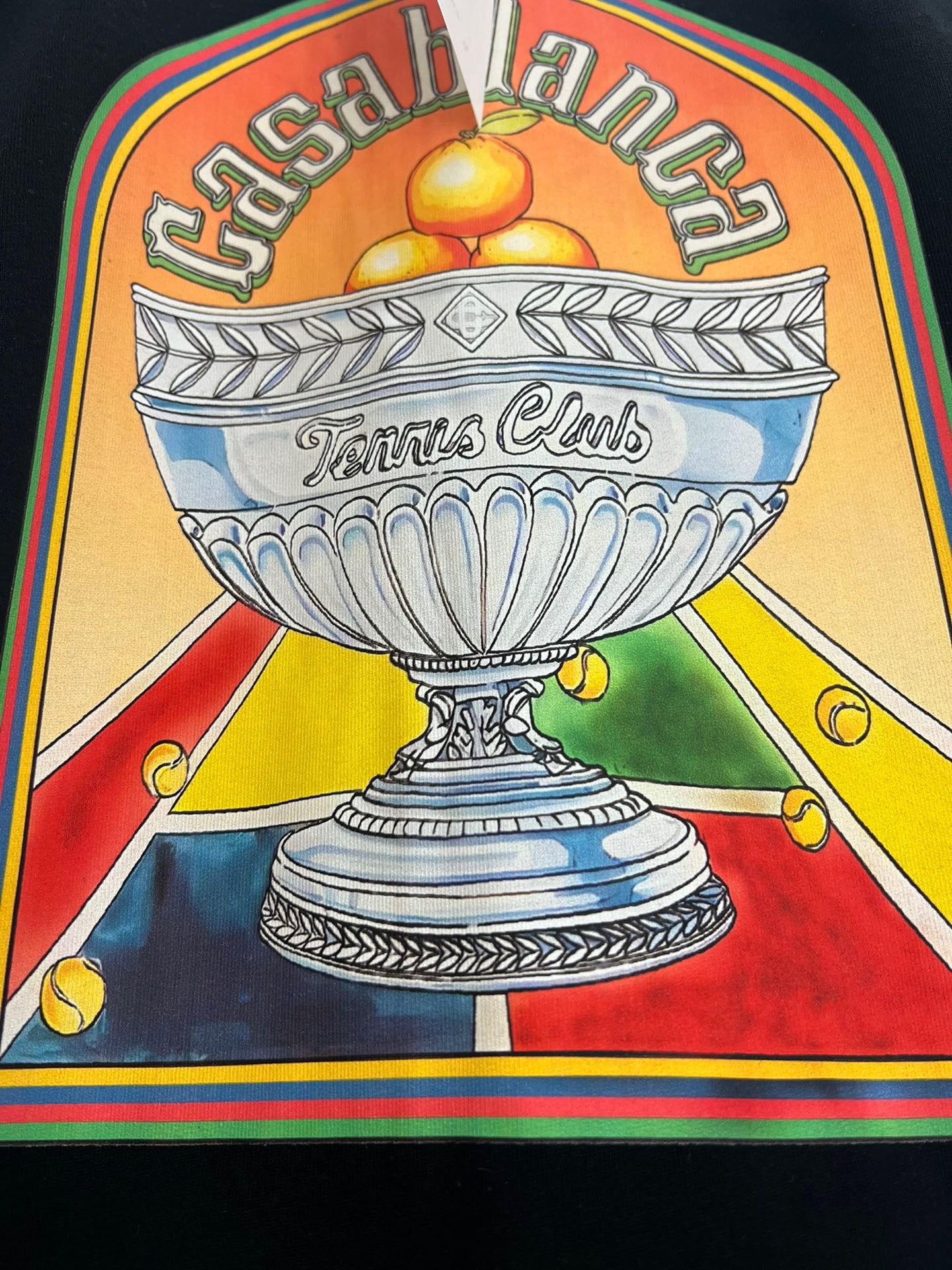 Blau-weißes T-Shirt