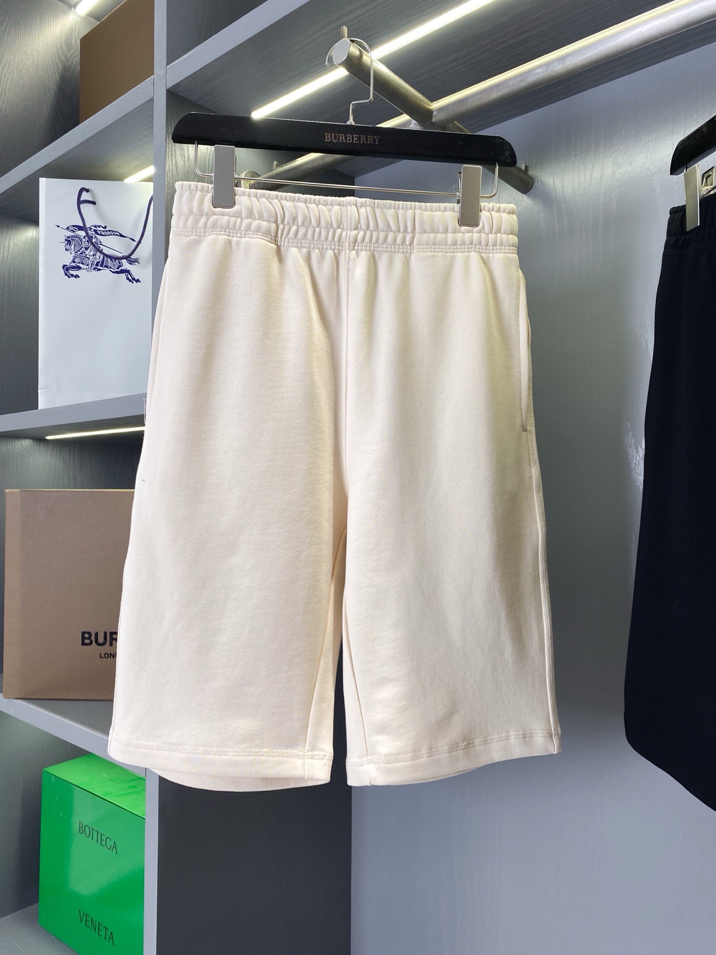 Black and Beige Short - FashionHype.xyz