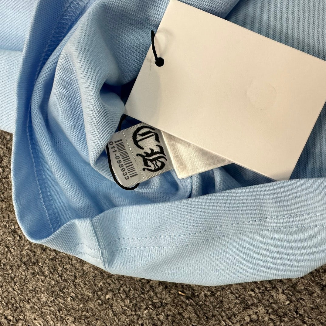 Himmelblaues T-Shirt – Größe XXL