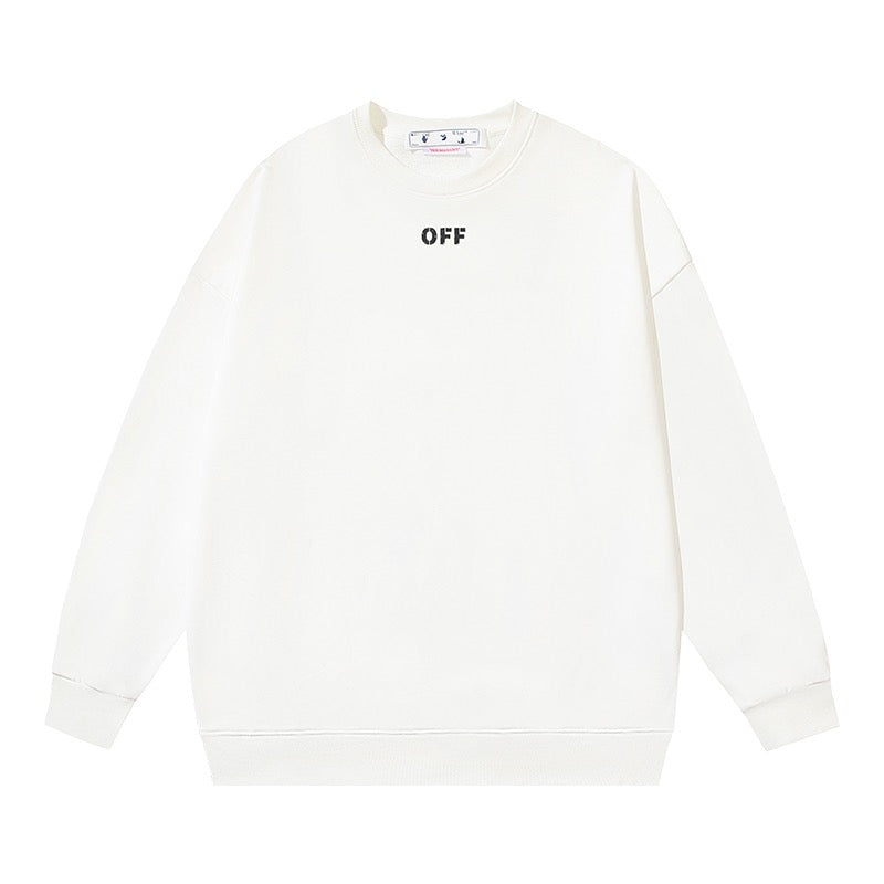 Weißes, graues und schwarzes Sweatshirt