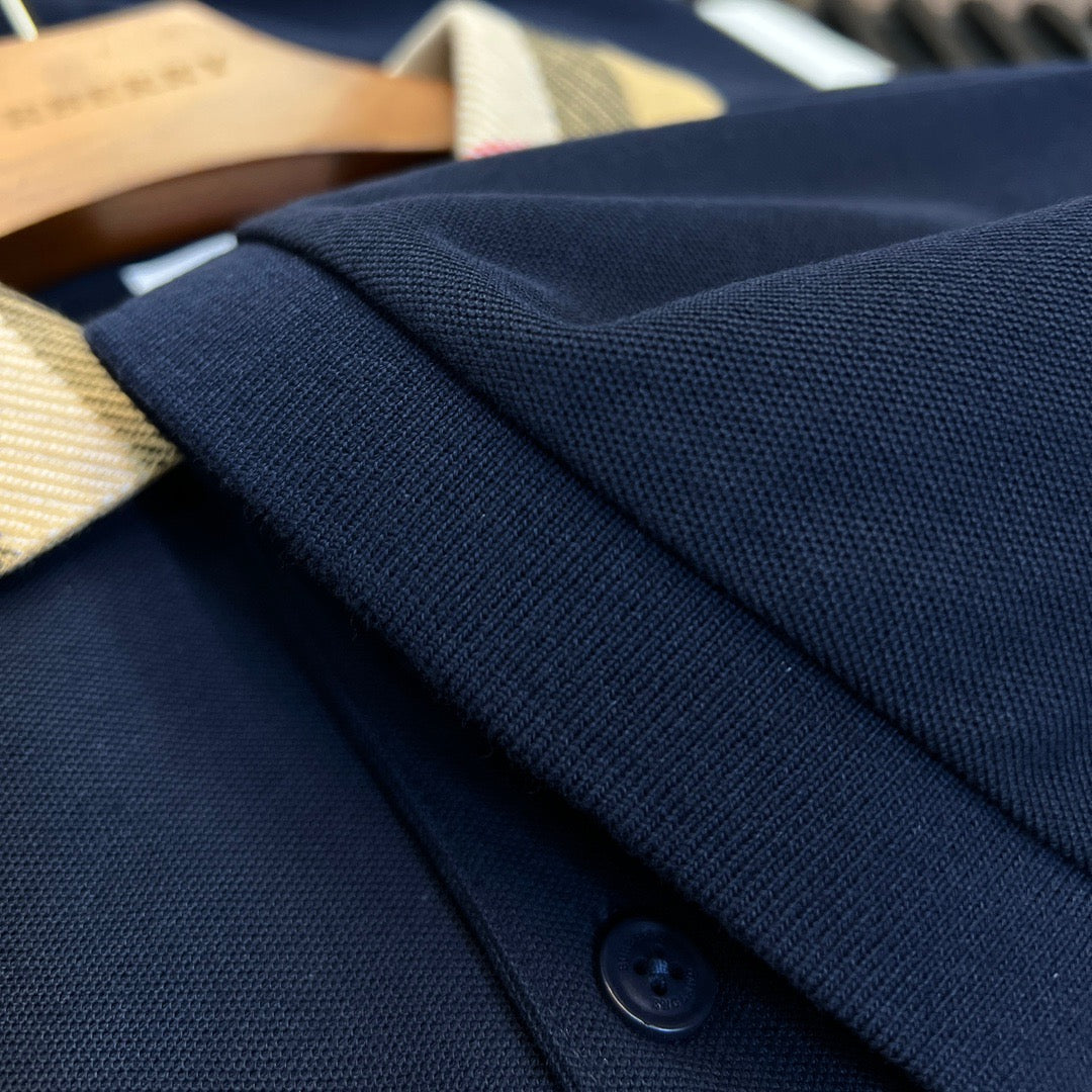 Black,White,and Blue Polo - FashionHype.xyz