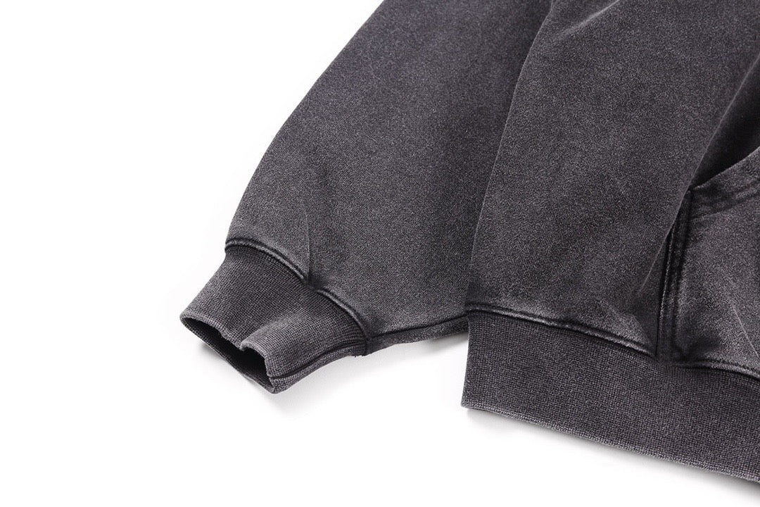 Schwarzer Hoodie