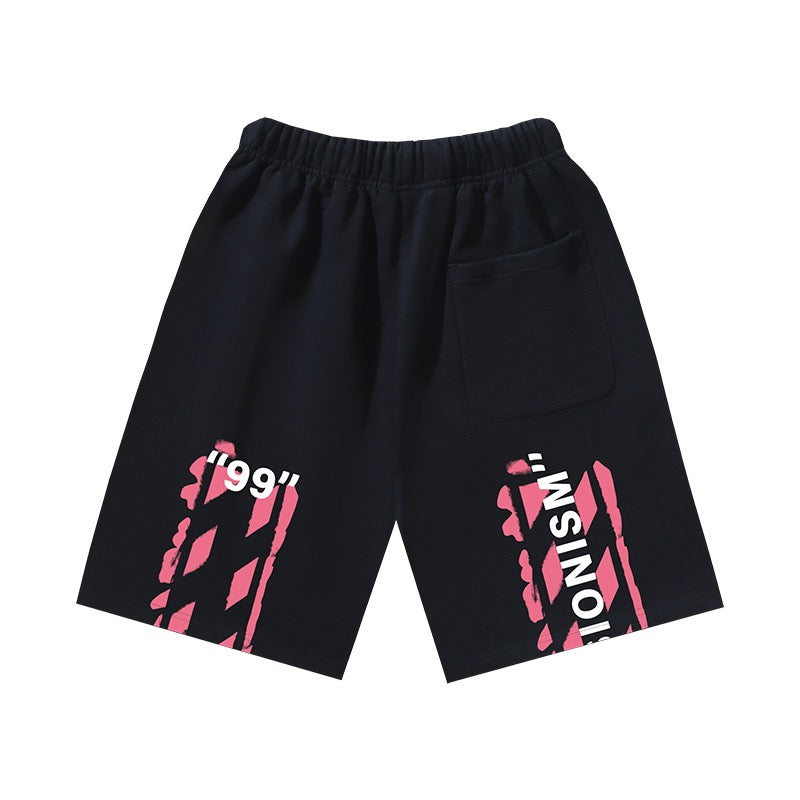 Schwarz-weiße Shorts