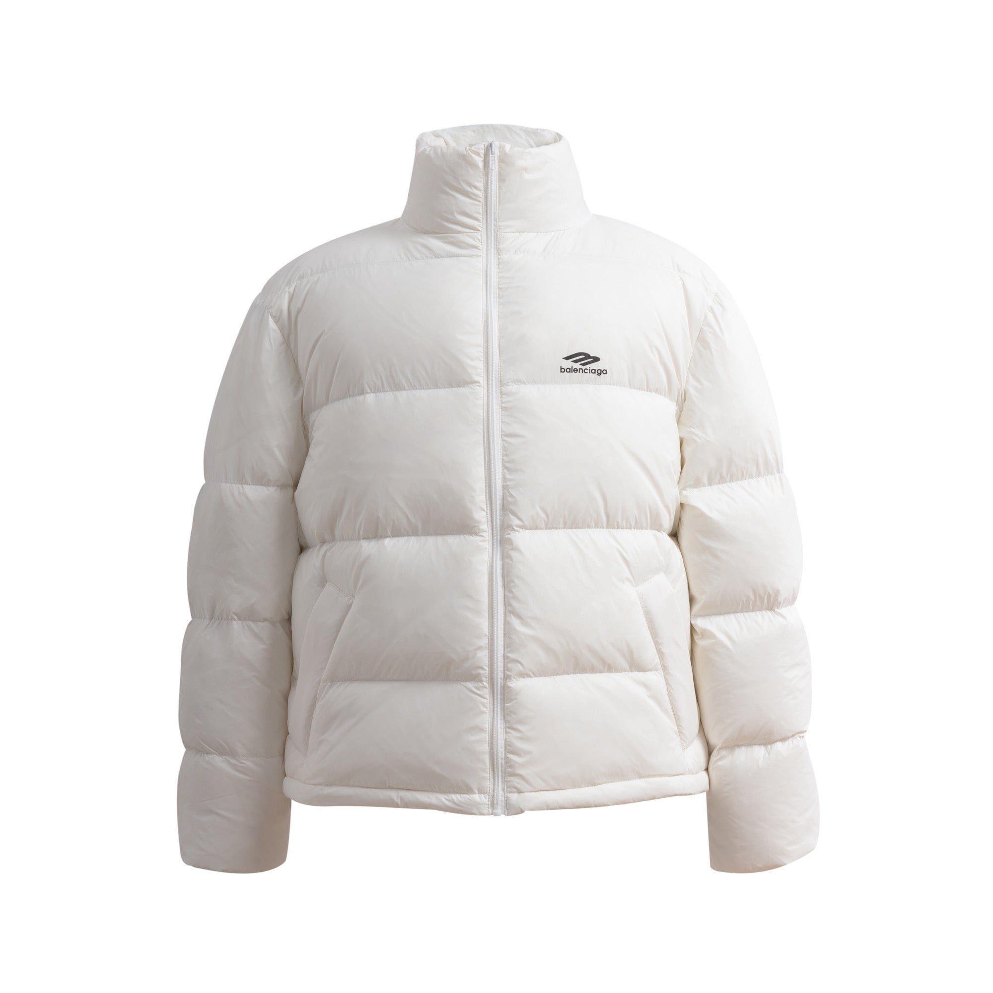 Schwarze und weiße Jacke