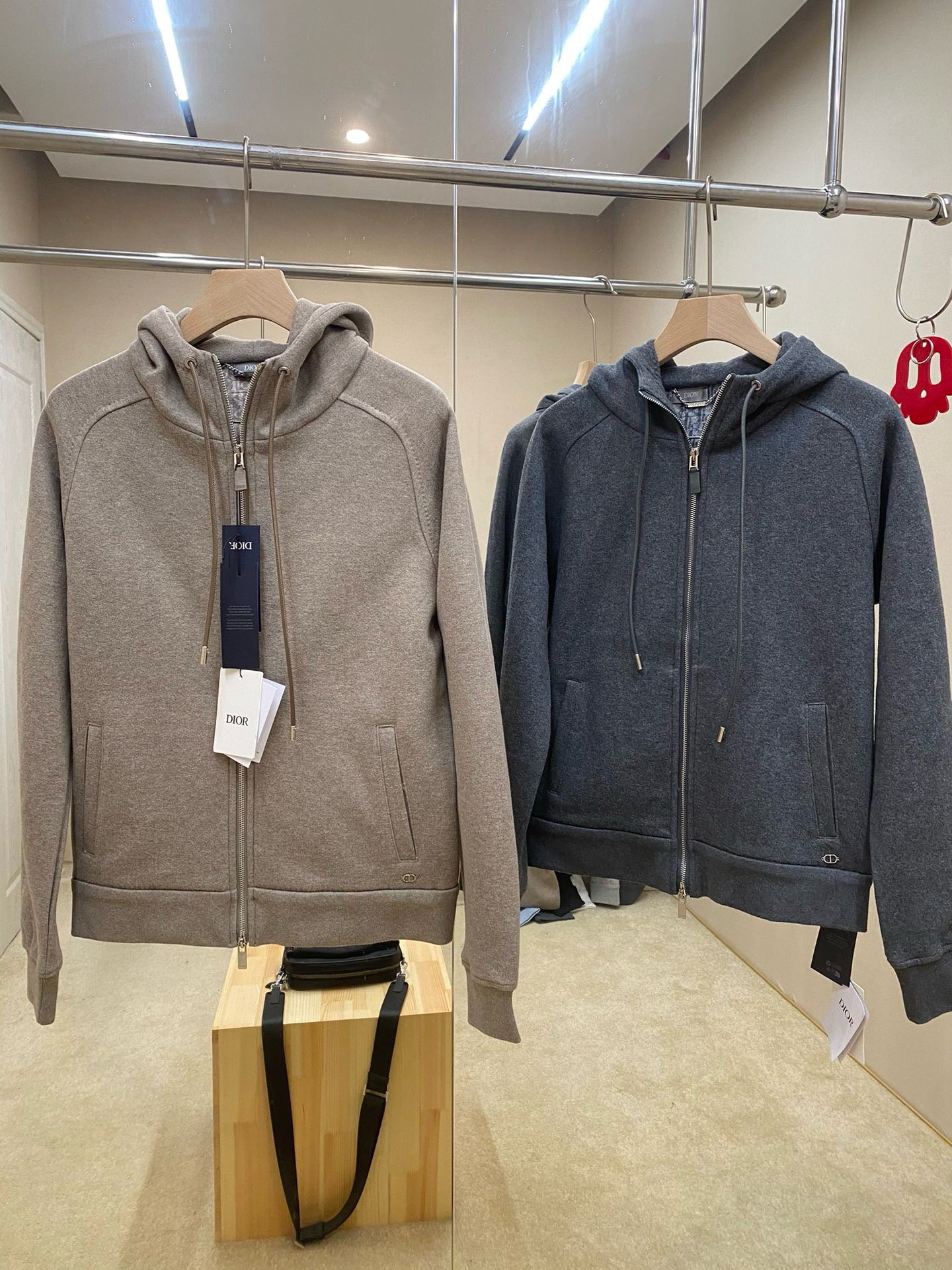 Dark black and Khaki  Jacket - FashionHype.xyz