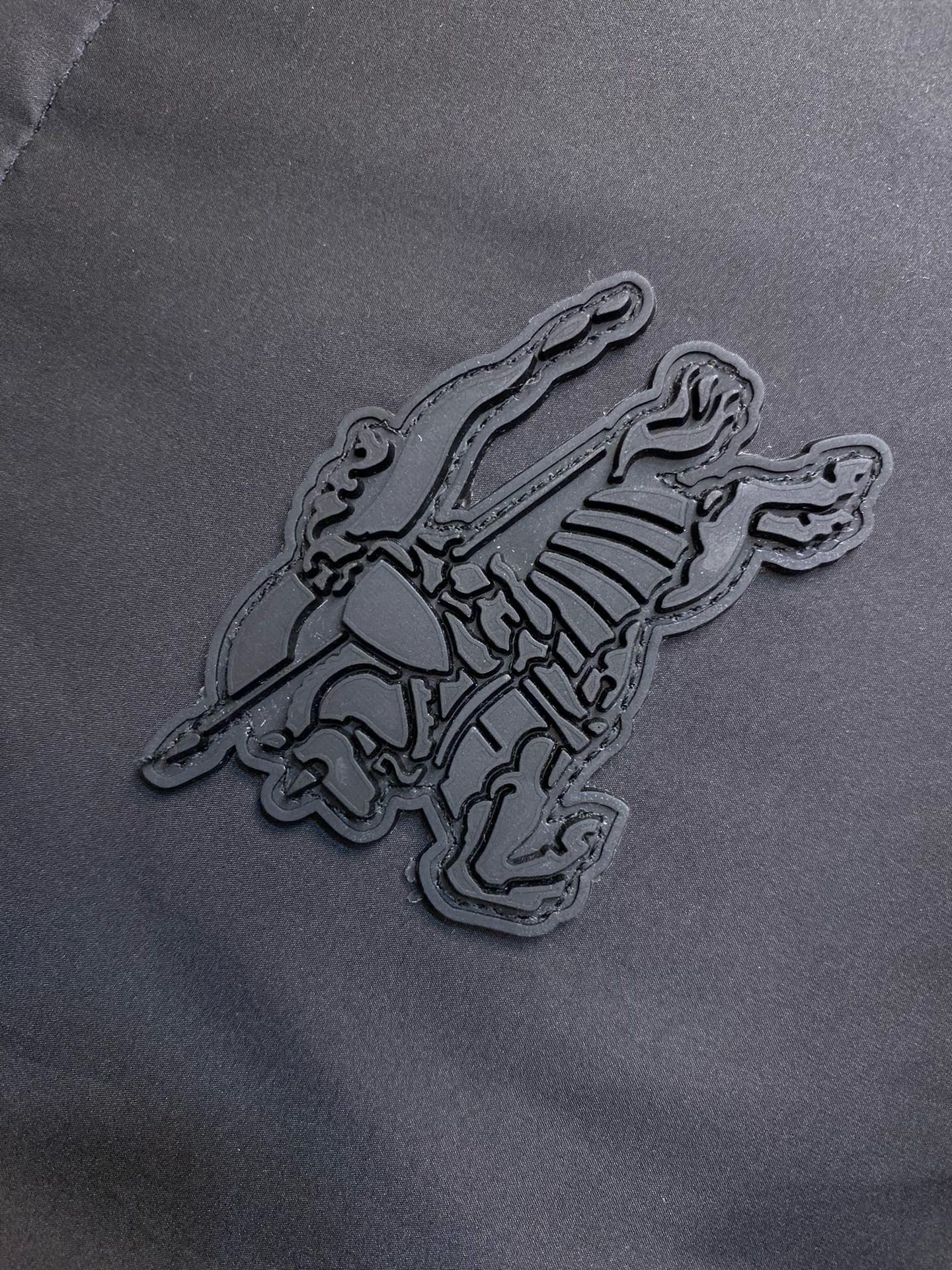 Schwarze Khaki-Jacke