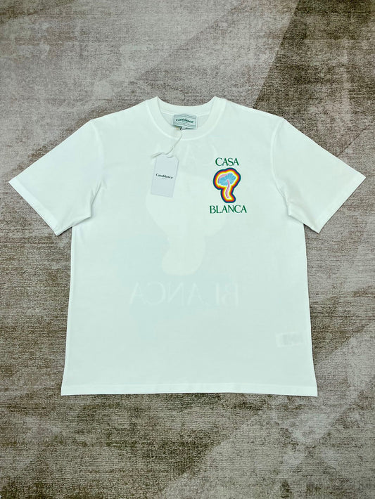 تي شيرت أبيض وأسود