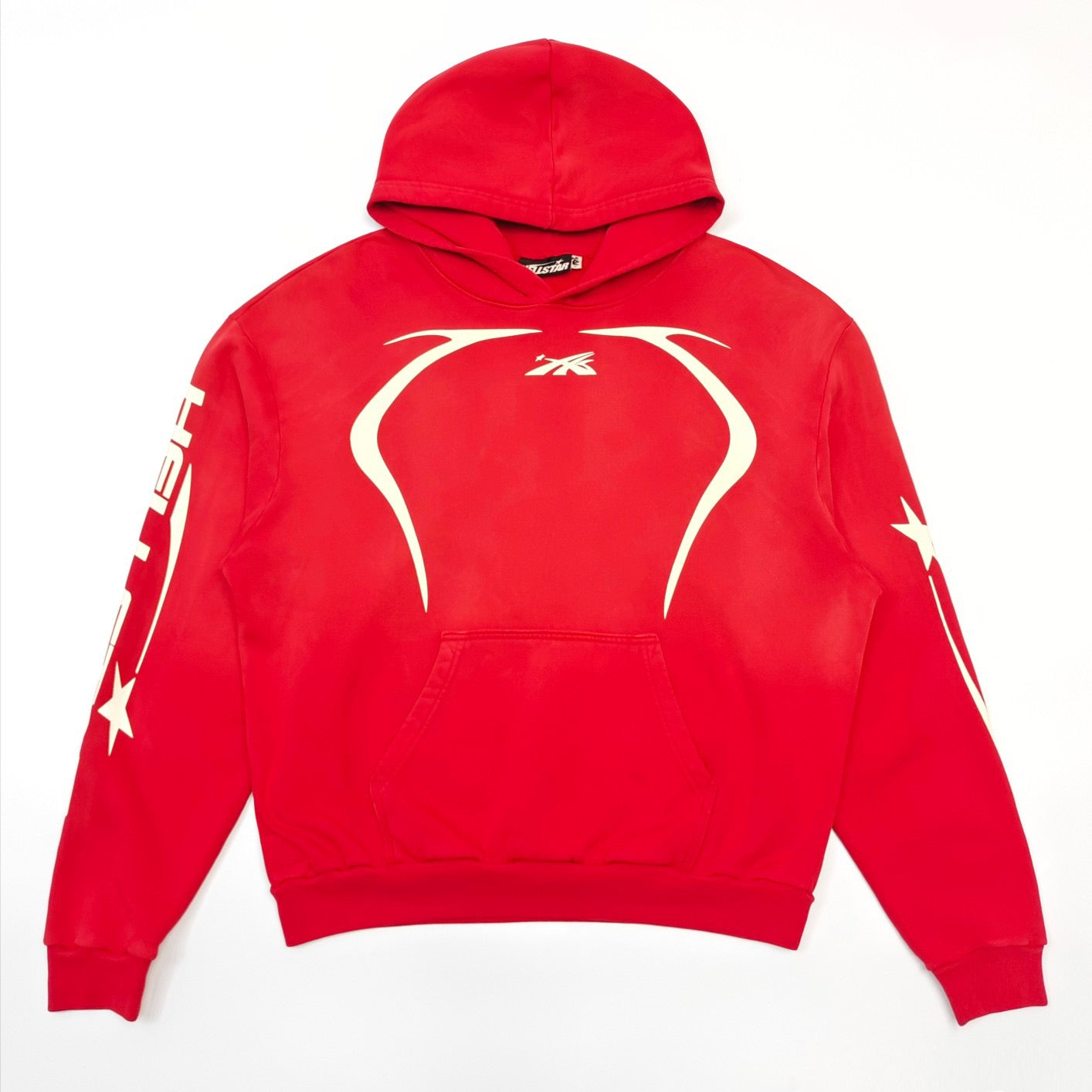 Roter Kapuzenpullover