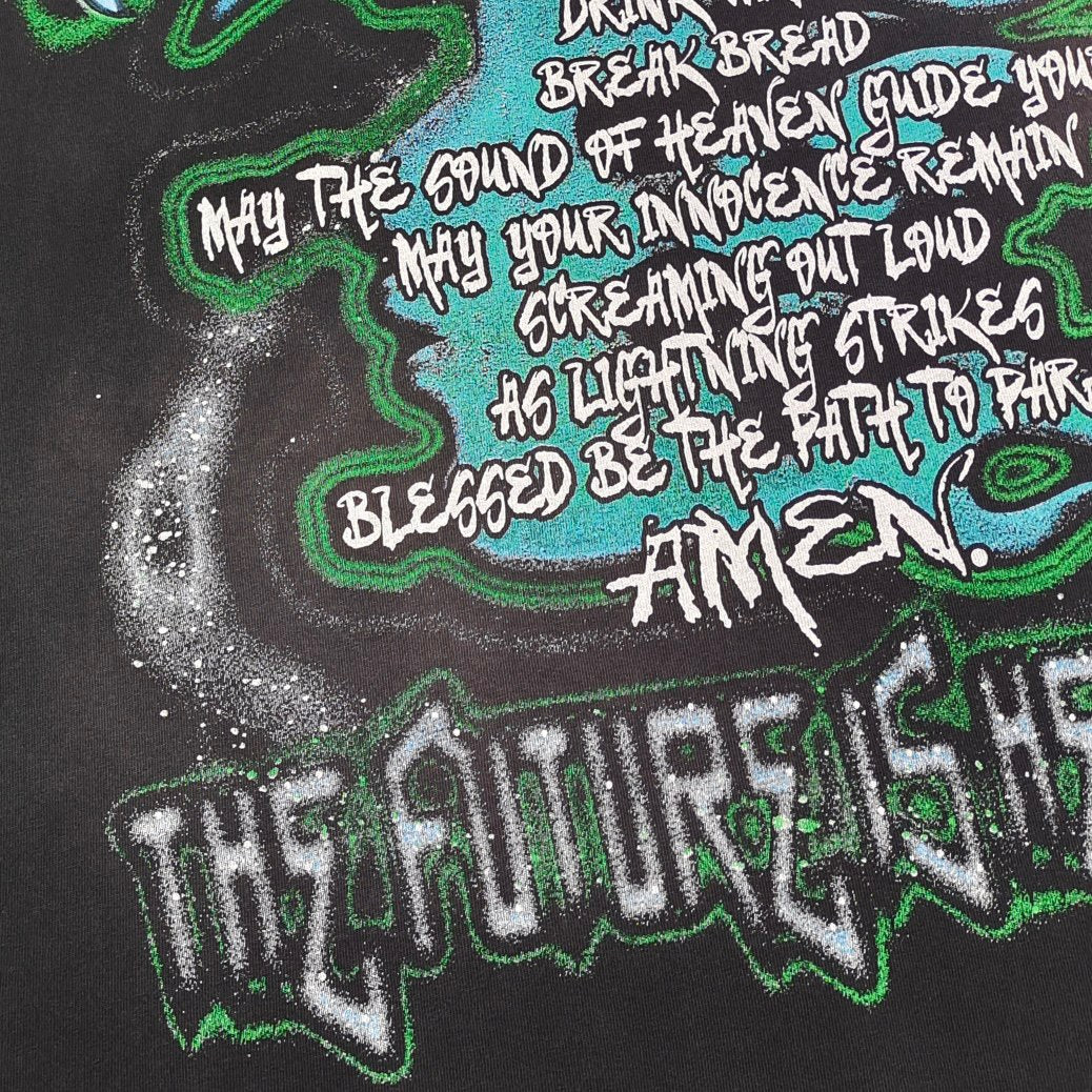 Dunkelschwarzes T-Shirt