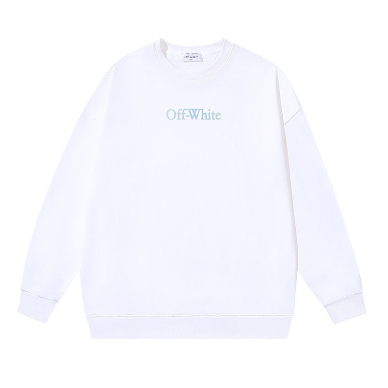 weißes und schwarzes Sweatshirt