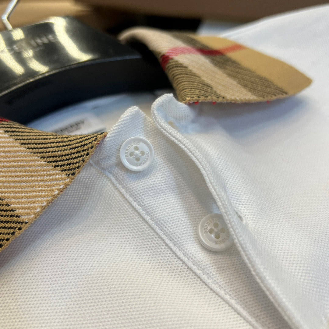 Black,White,and Blue Polo - FashionHype.xyz