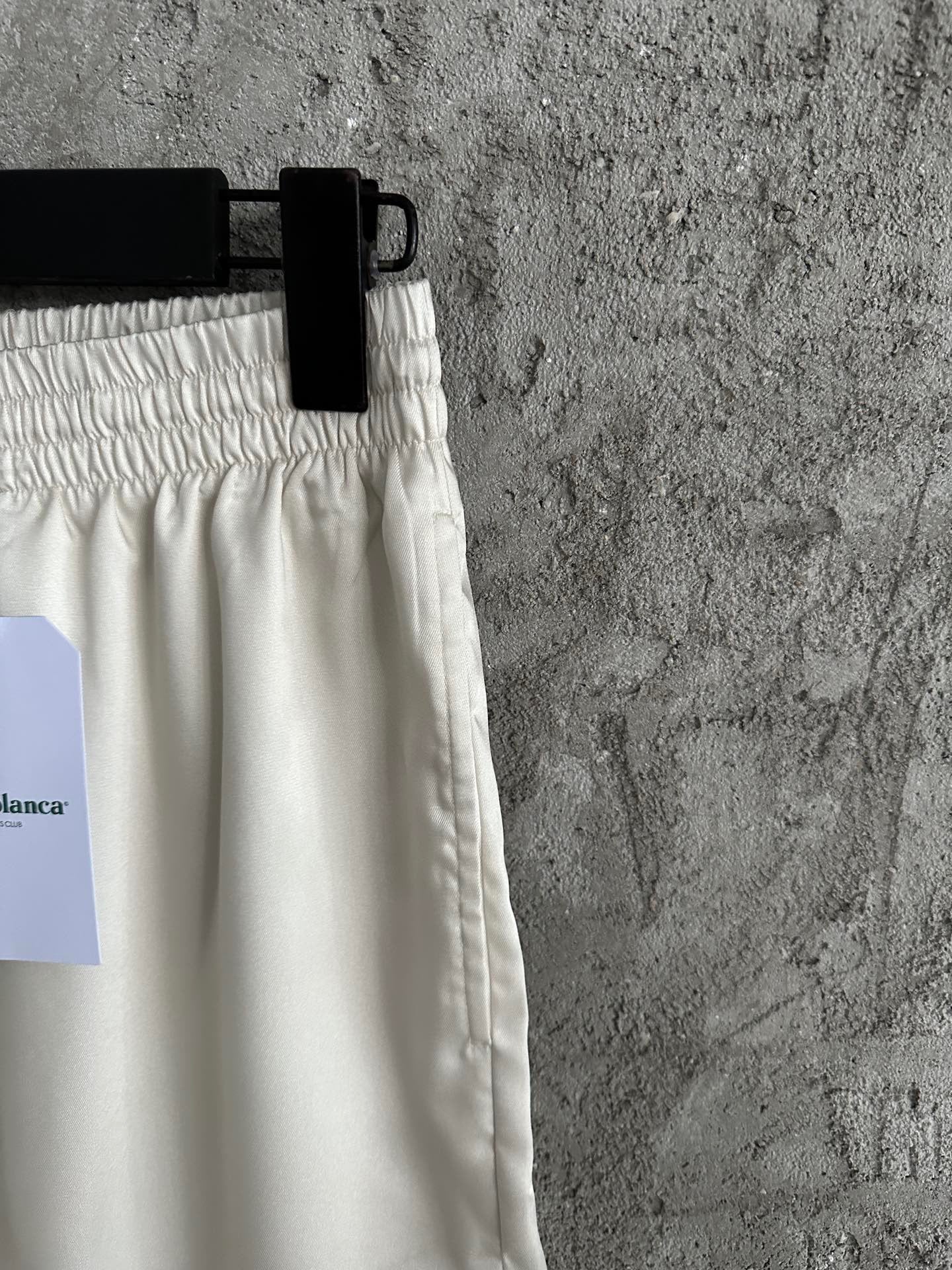 Weiß orange Short