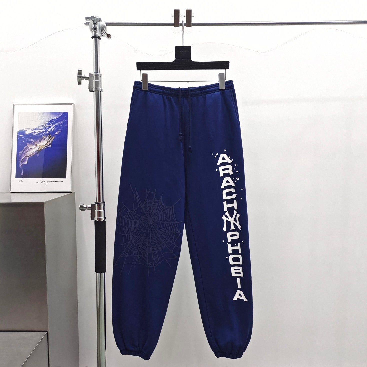 Blaue Hose