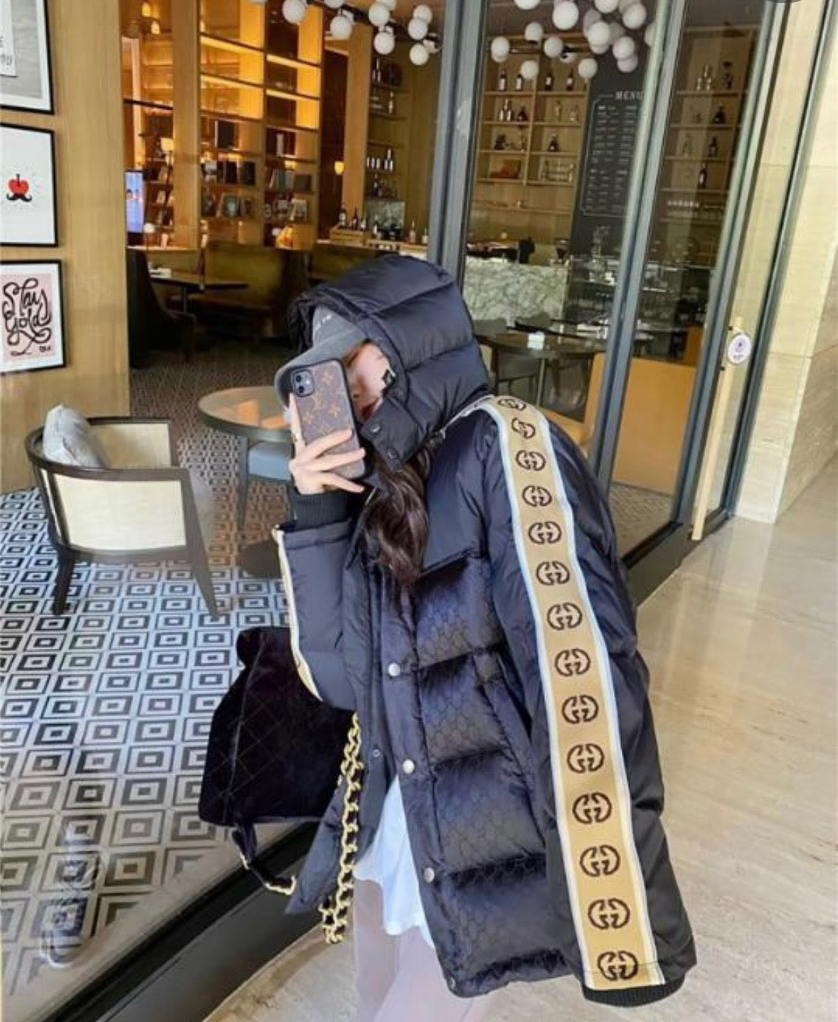 Schwarze Jacke