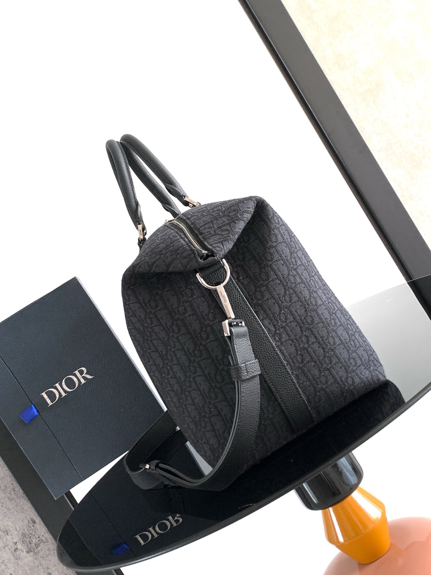 Apricot and Black Bag - FashionHype.xyz