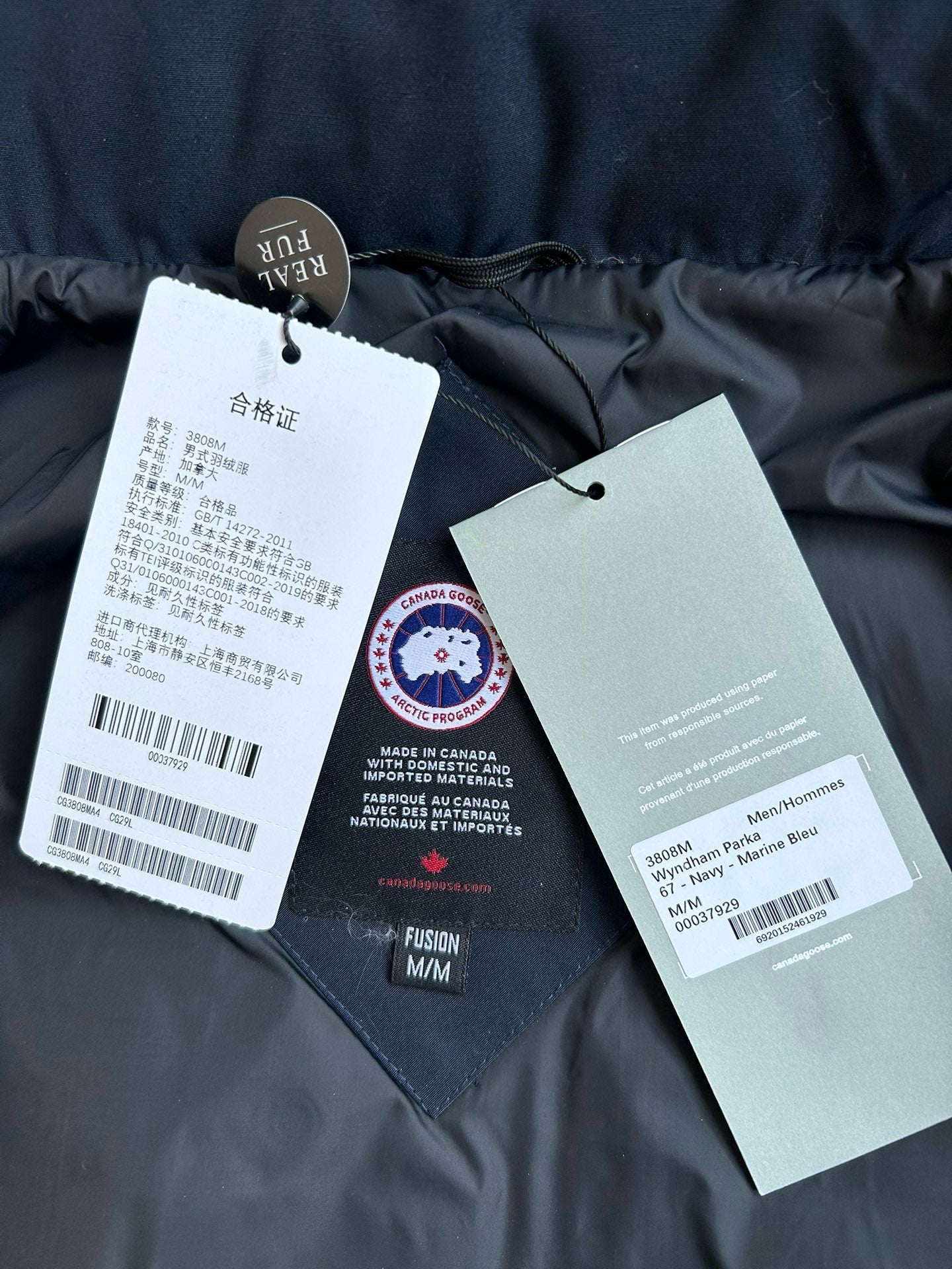 White, Grey, Blue and Black Jacket - FashionHype.xyz