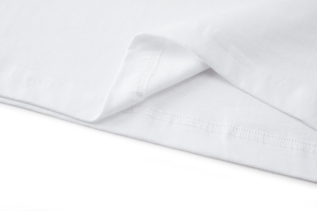 Dark blue and White T-shirt - FashionHype.xyz