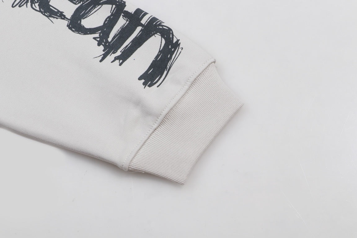 Schwarz-grauer Hoodie