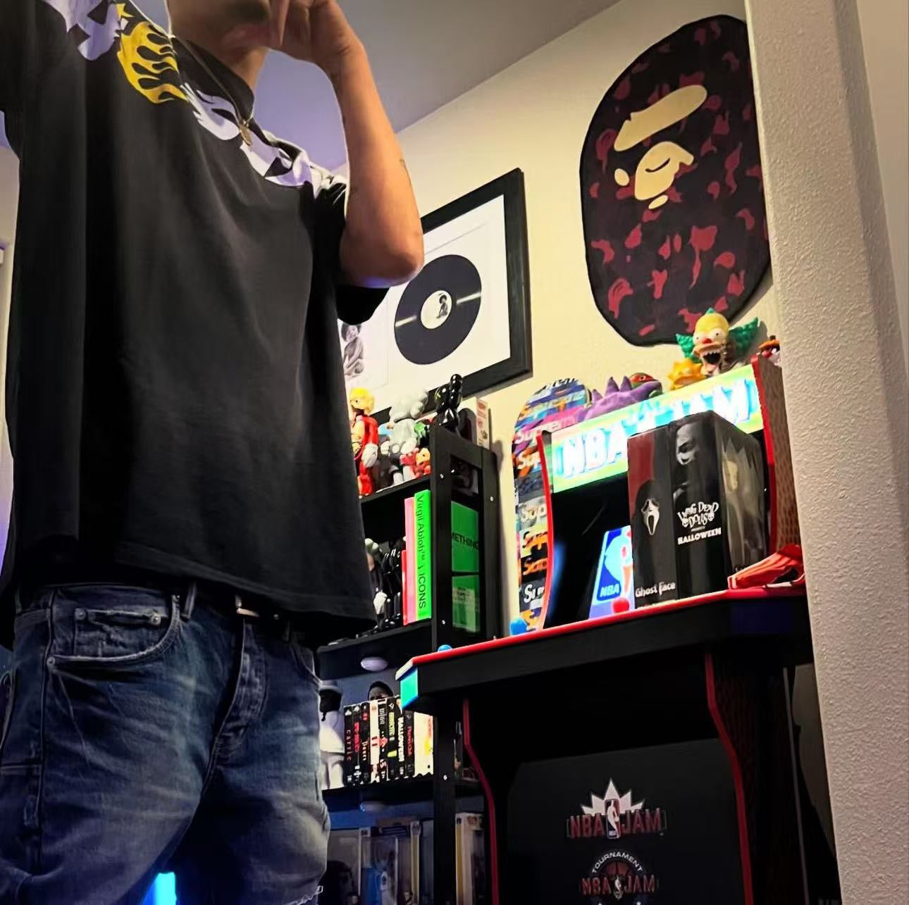 Schwarzes T-Shirt