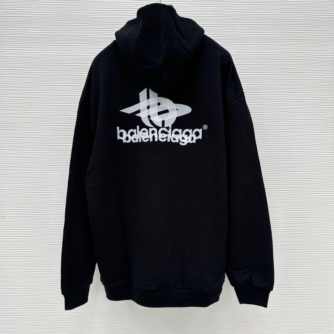 Dunkelblauer Hoodie