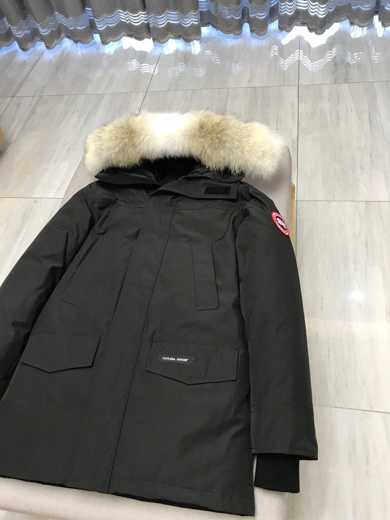 White,Grey,Blue and Black Jacket - FashionHype.xyz