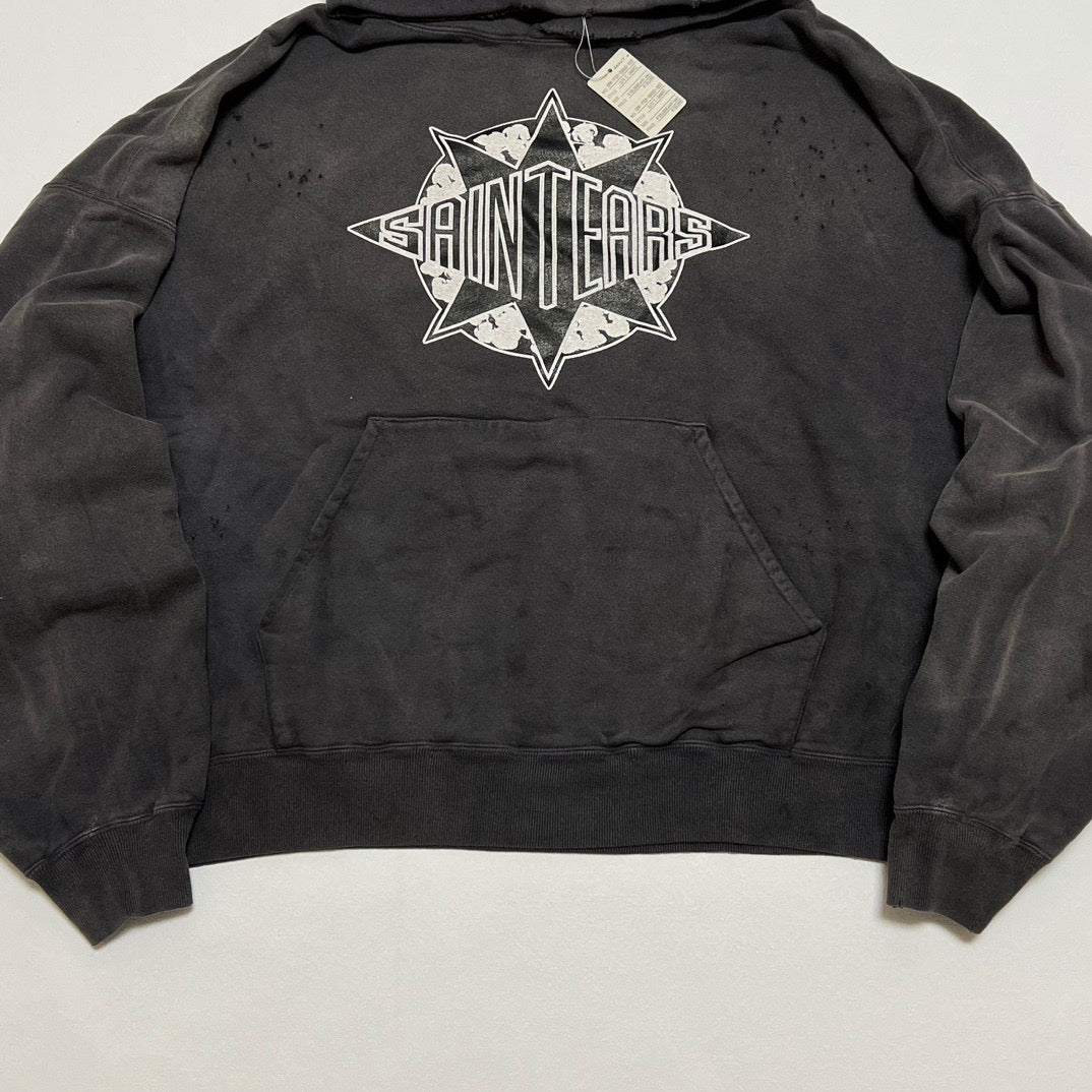 Schwarzer Hoodie