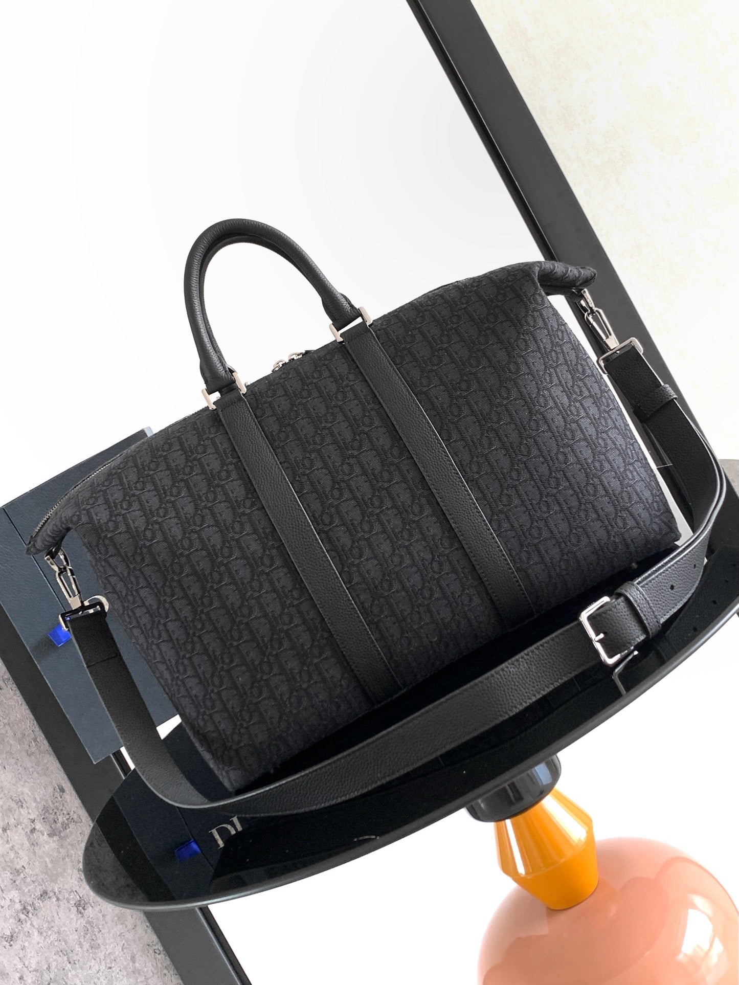 Apricot and Black Bag - FashionHype.xyz