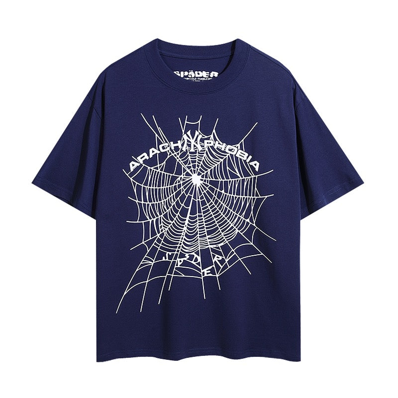 Graues und blaues T-Shirt