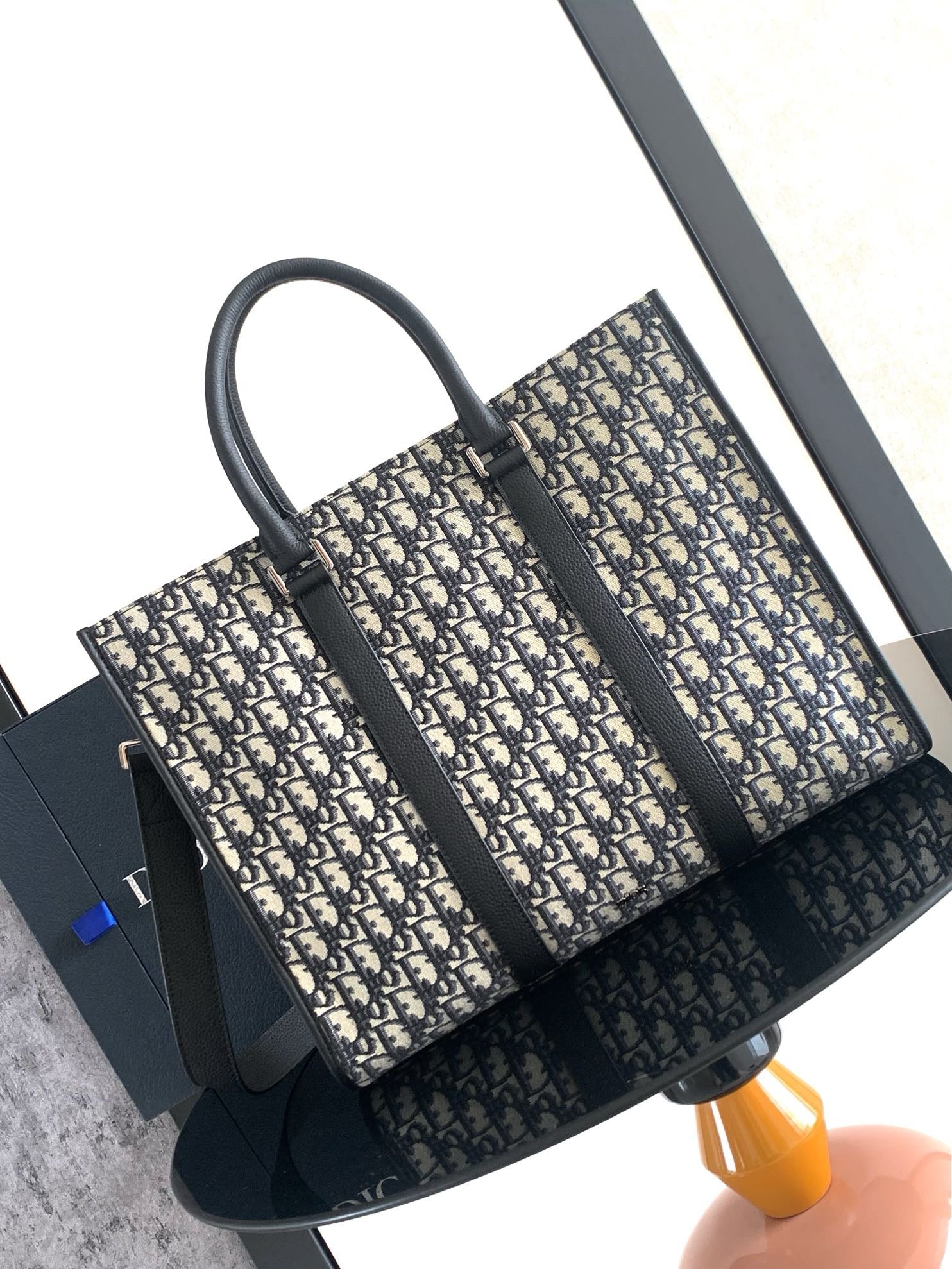 Apricot and Black Bag - FashionHype.xyz