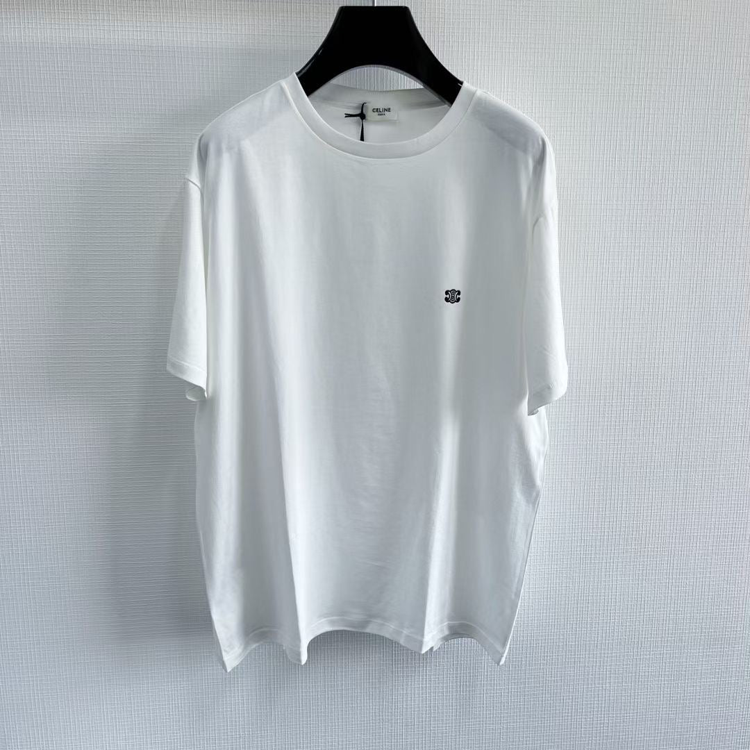 Schwarz-weißes T-Shirt
