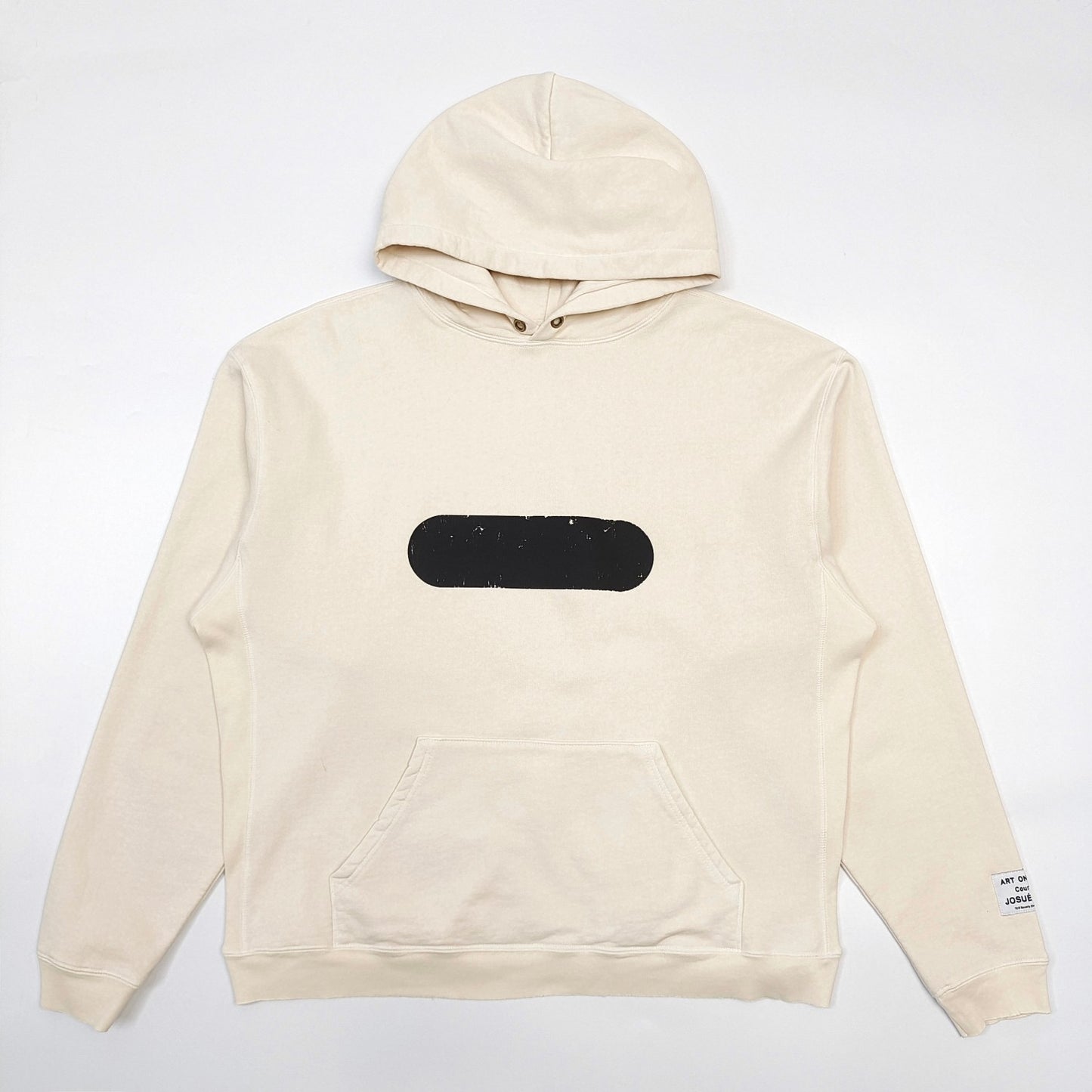 Sudadera con capucha beige