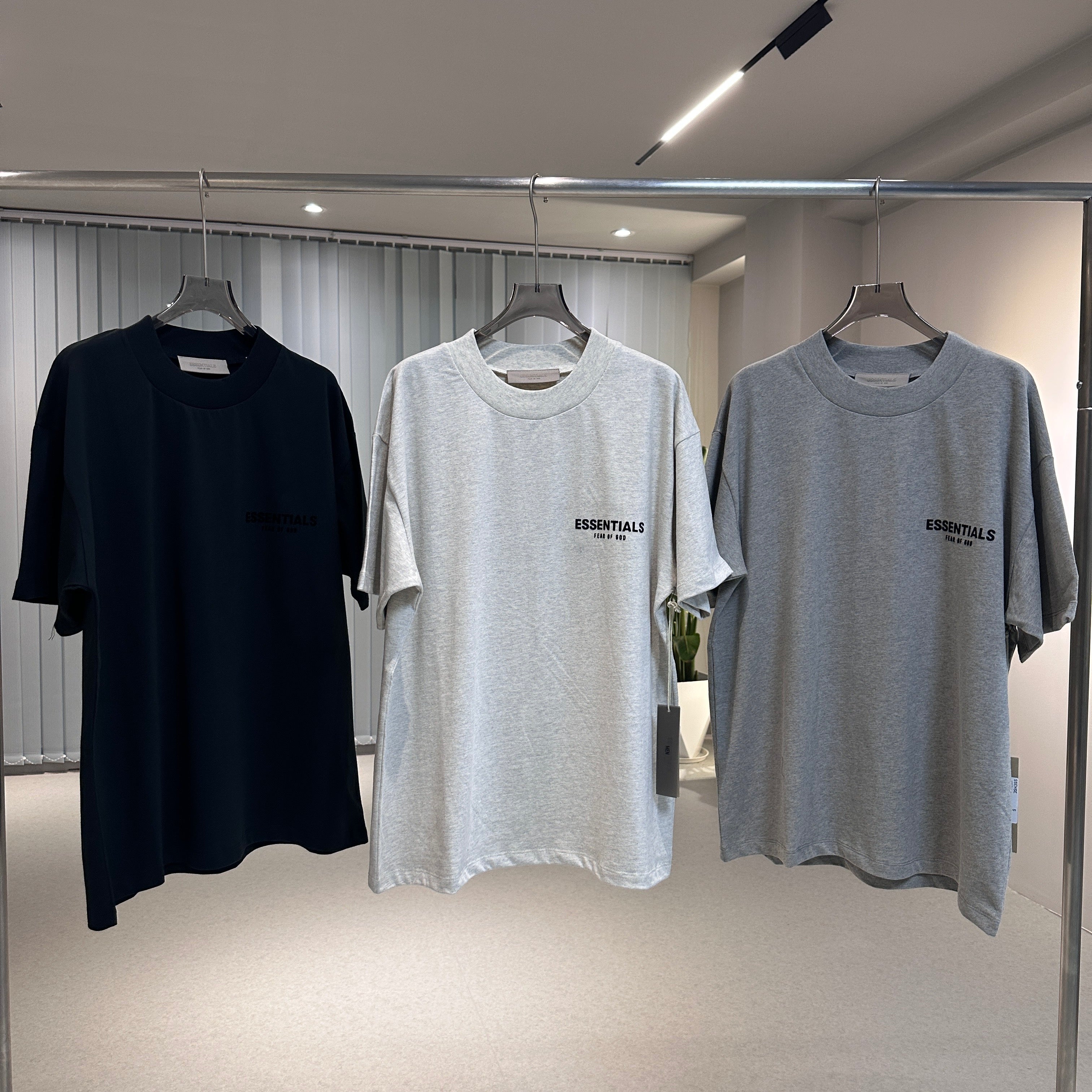 Gray, White and Black Jersey - FashionHype.xyz