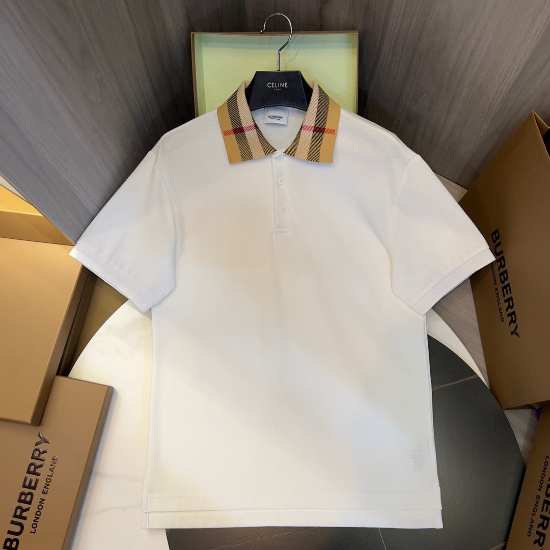 Black,White,and Blue Polo - FashionHype.xyz