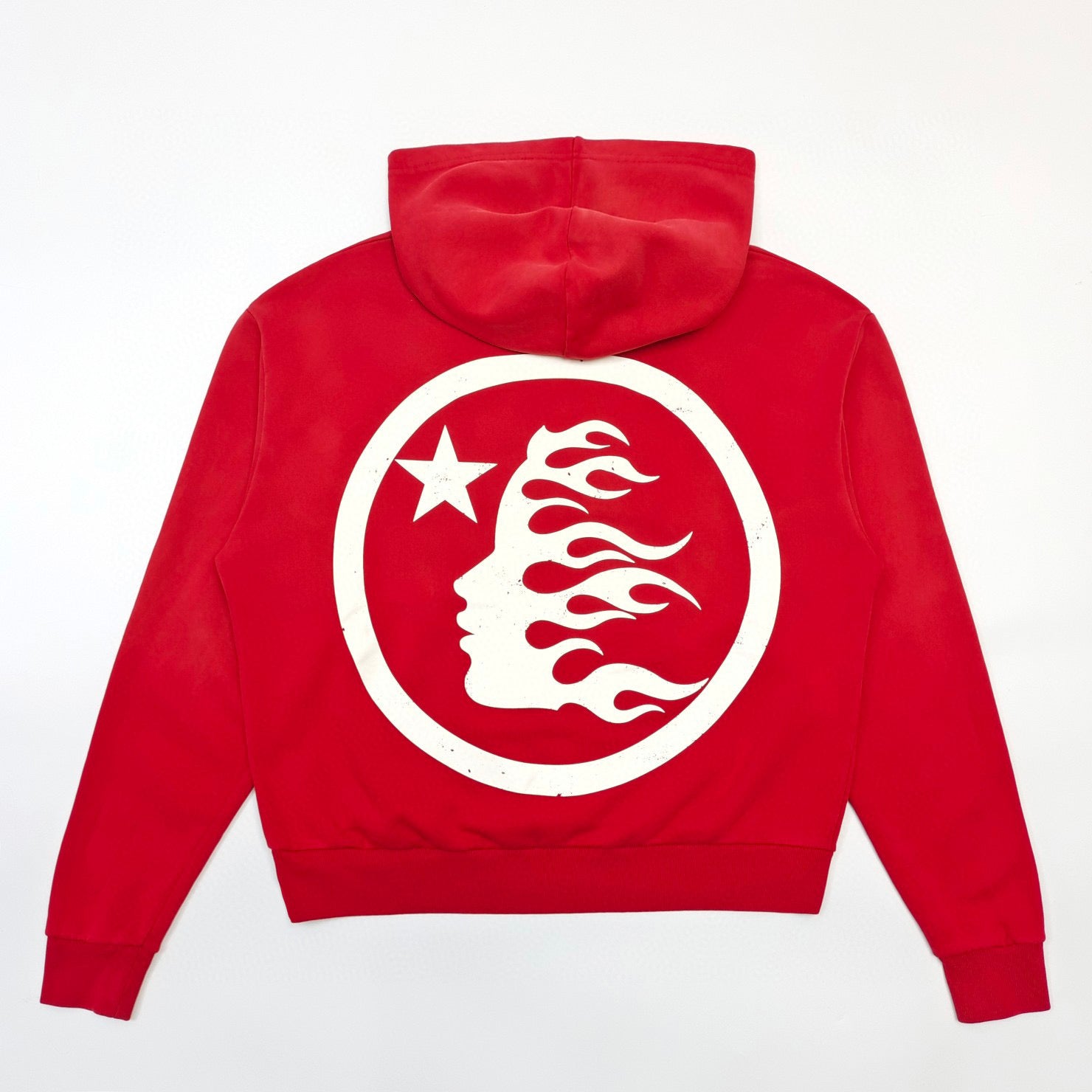Roter Kapuzenpullover