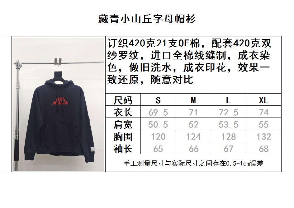 Blauer Hoodie