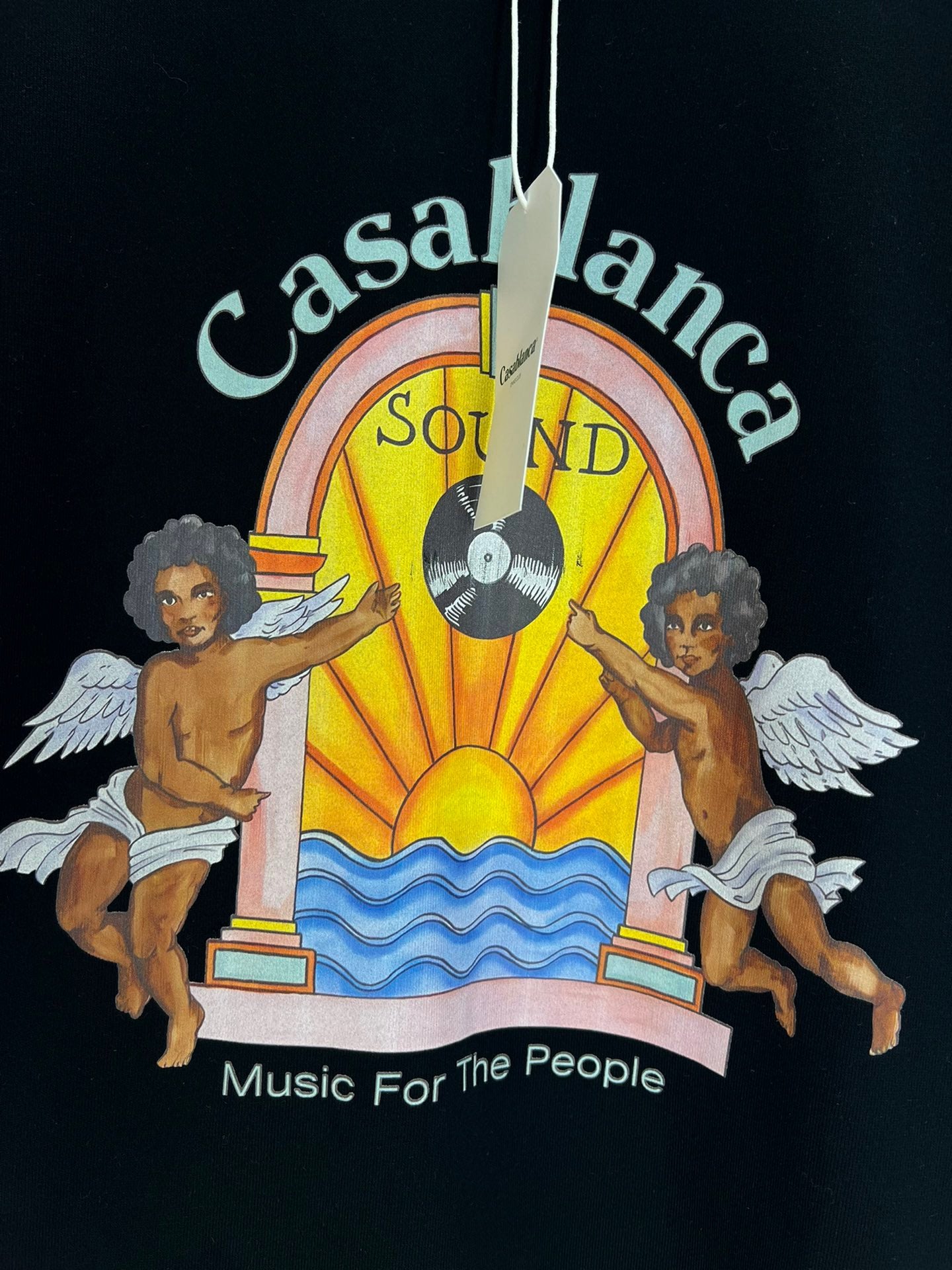 Schwarz-weißes Sweatshirt