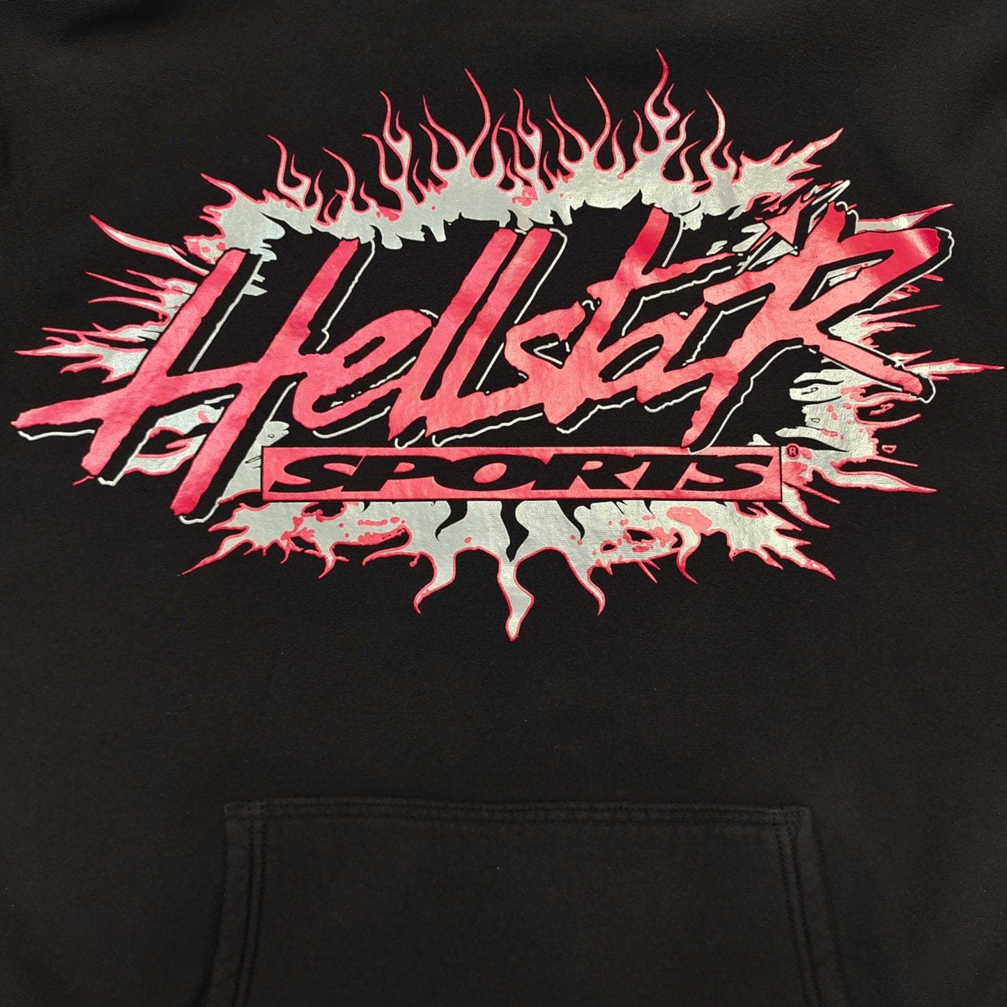 Schwarzer Hoodie