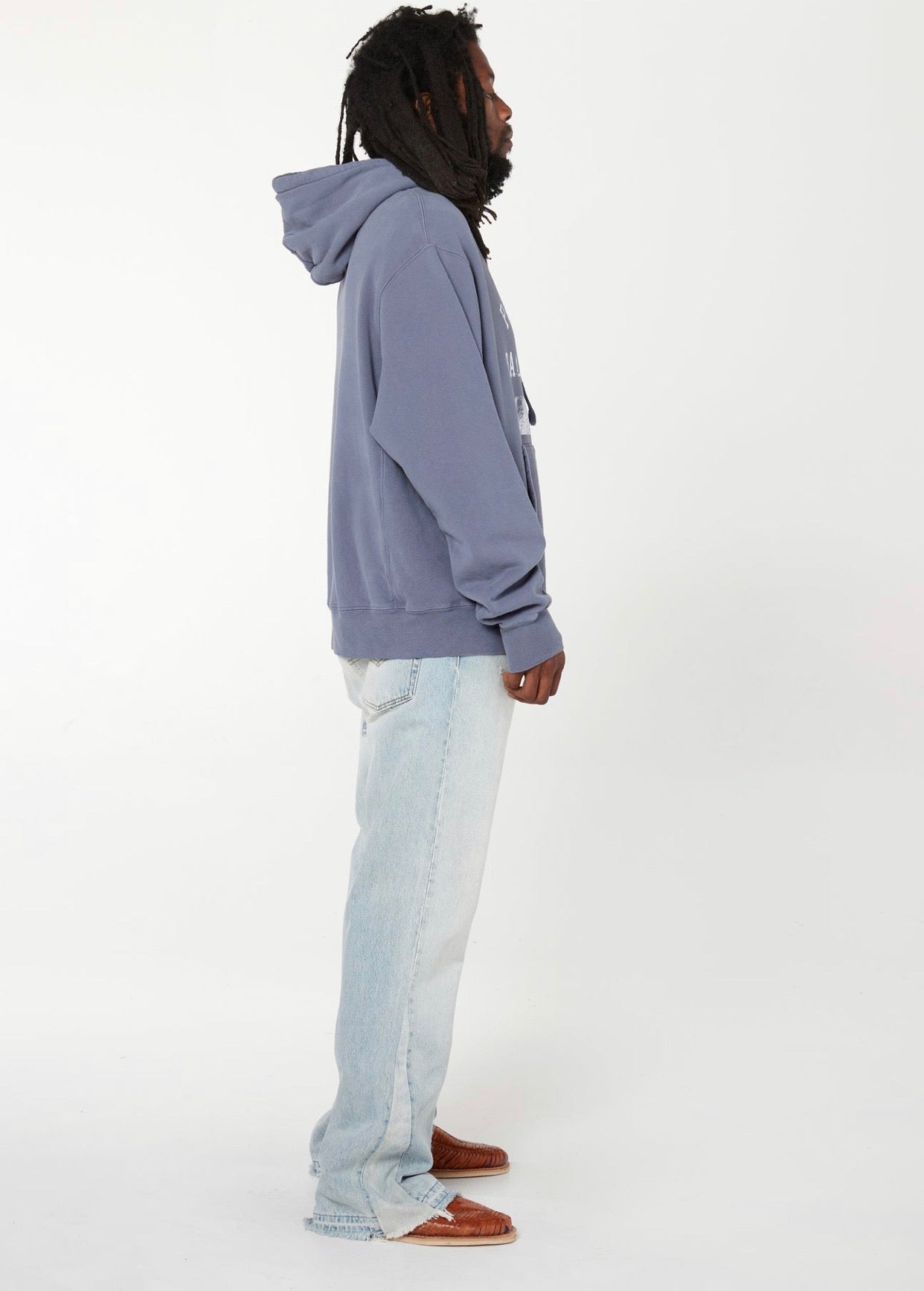 Grauer Hoodie