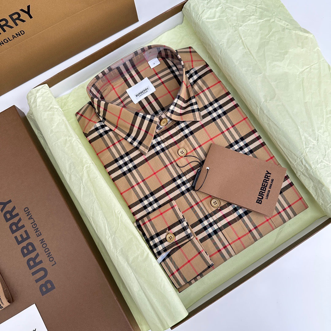 قميص بني - المقاس S