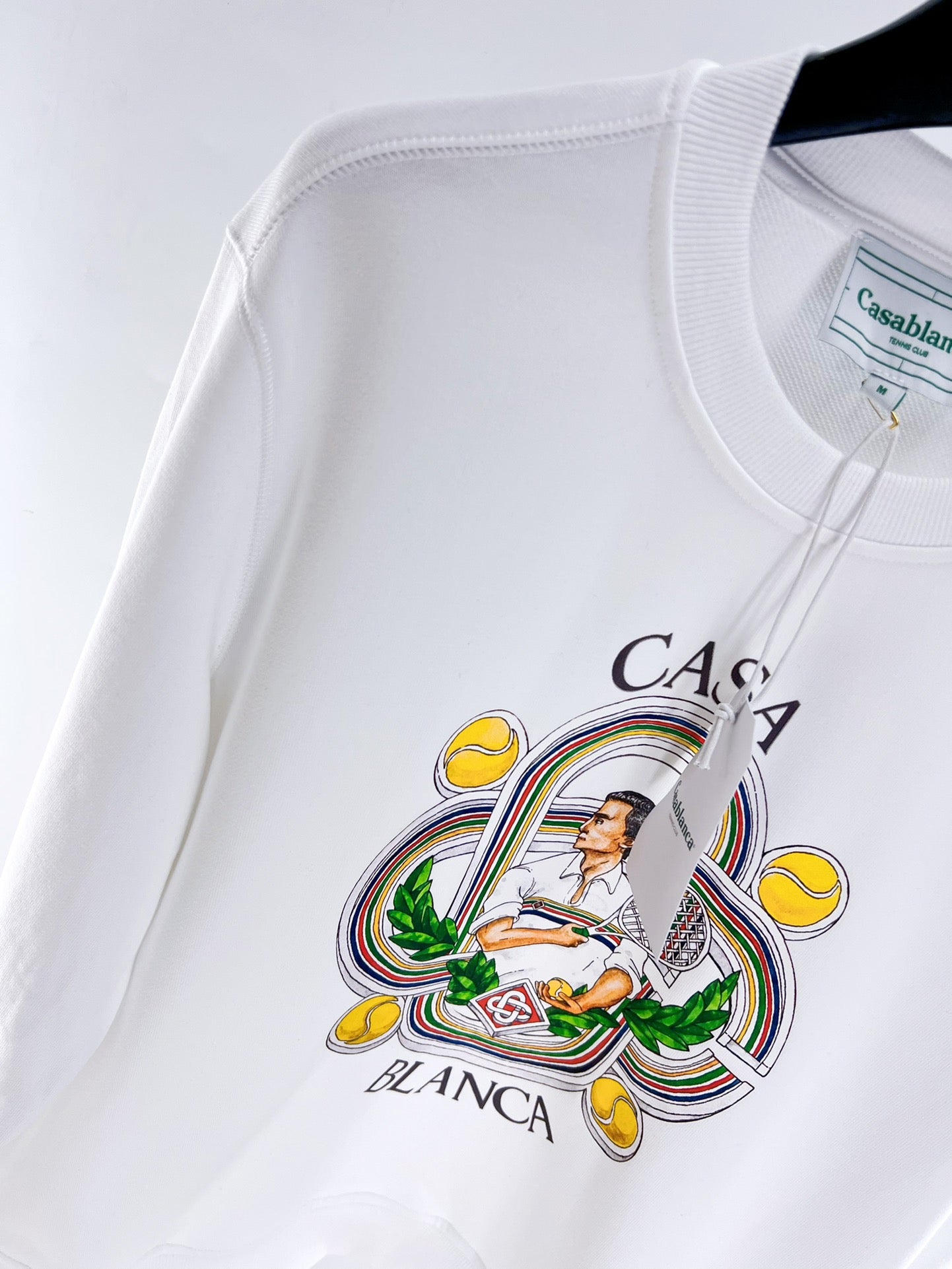 Schwarz-weißes Sweatshirt